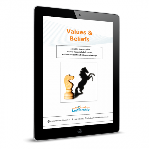 Values & Beliefs - cover image - Professional Development - Personal Development - Leadership Skills - PDF Download