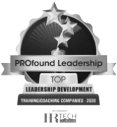 Award Badge Topo Leadership Develoment Training Coaching- Black and White version