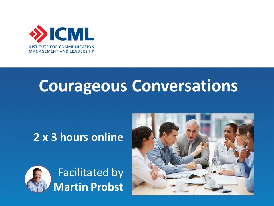 Courageous Conversations Workshop - ICML - Leadership Skills