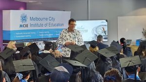 MCIE Melbourne City Institute of Education - Keynote Speaker - Graduation 2021 Presentation Martin Probst